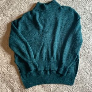 H&M Teal Green High Low Sweater
